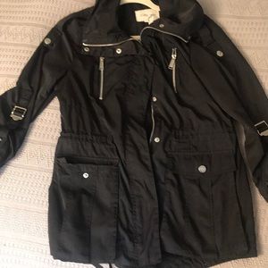 BCBGeneration rain black slim jacket.